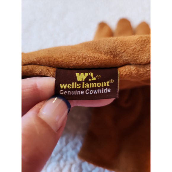 Wells Lamont geuine leather cowhide fleece lined 3M Thinsulate workwear gloves - Picture 4 of 8